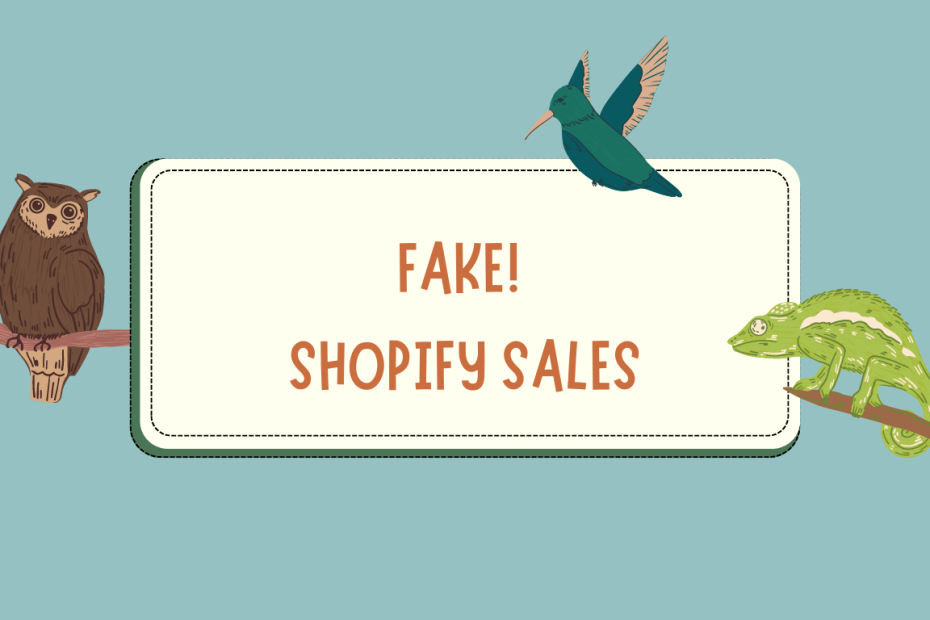 fake shopify sales